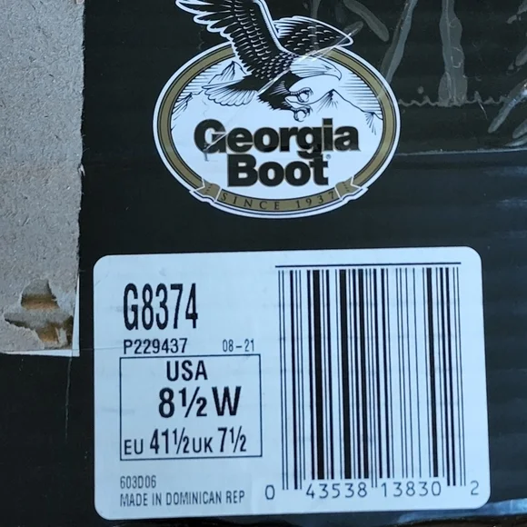 Georgia Boot Men's Steel Toe Work Boots - 8.5